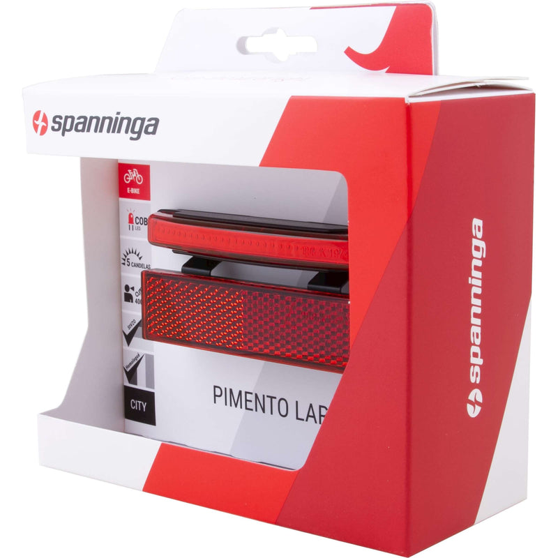 Load image into Gallery viewer, Spanninga achterlicht pimento large xe e-bike 6-48v 80mm
