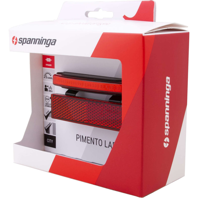 Load image into Gallery viewer, Spanninga achterlicht Pimento Large XDvS dynamo 80mm
