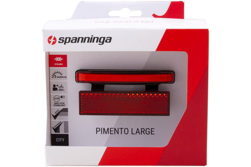 Spanninga achterlicht Pimento Large XDvS dynamo 80mm