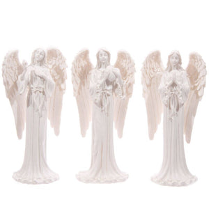 Witte engel - staand 20 cm