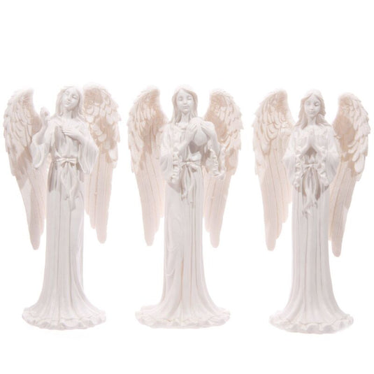 Witte engel - staand 20 cm