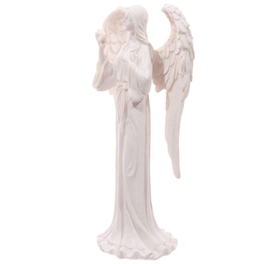 Witte engel - staand 20 cm