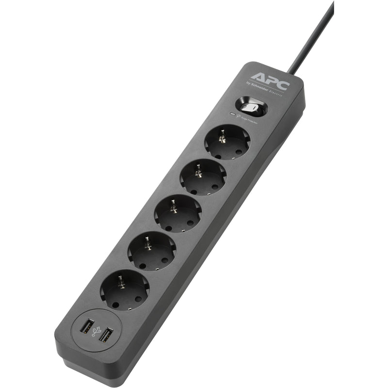 Load image into Gallery viewer, APC PME5U2B-GR stekkerdoos met overspanningsbeveiligin
