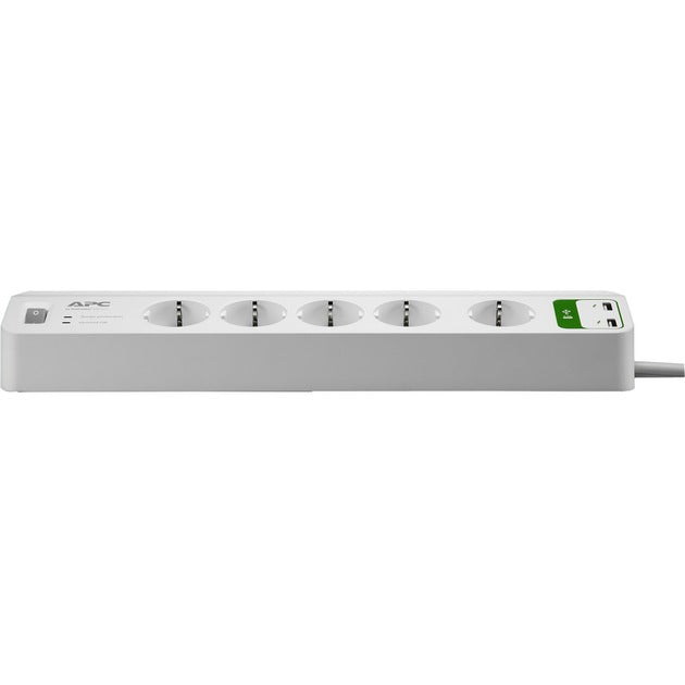 Load image into Gallery viewer, APC Stekkerdoos met overspanningsbeveiliging (+USB)
