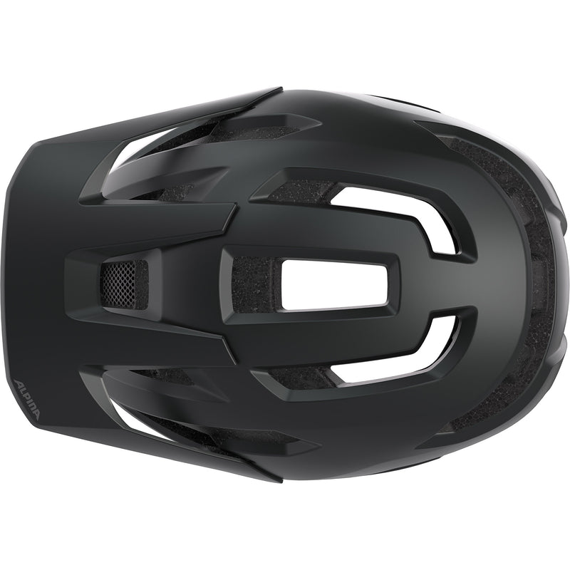 Load image into Gallery viewer, Olympic sportswear alpina sports mtb helm taunus 52-56 mat zwart grijs
