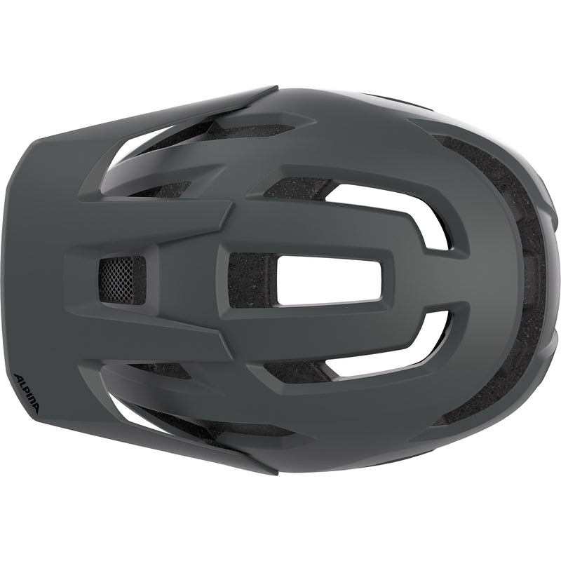 Load image into Gallery viewer, Olympic sportswear alpina sports mtb helm taunus 52-56 mat donkergrijs
