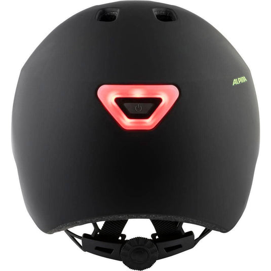 Alpina sports urban helm brooklyn 52-57 mat zwart geel