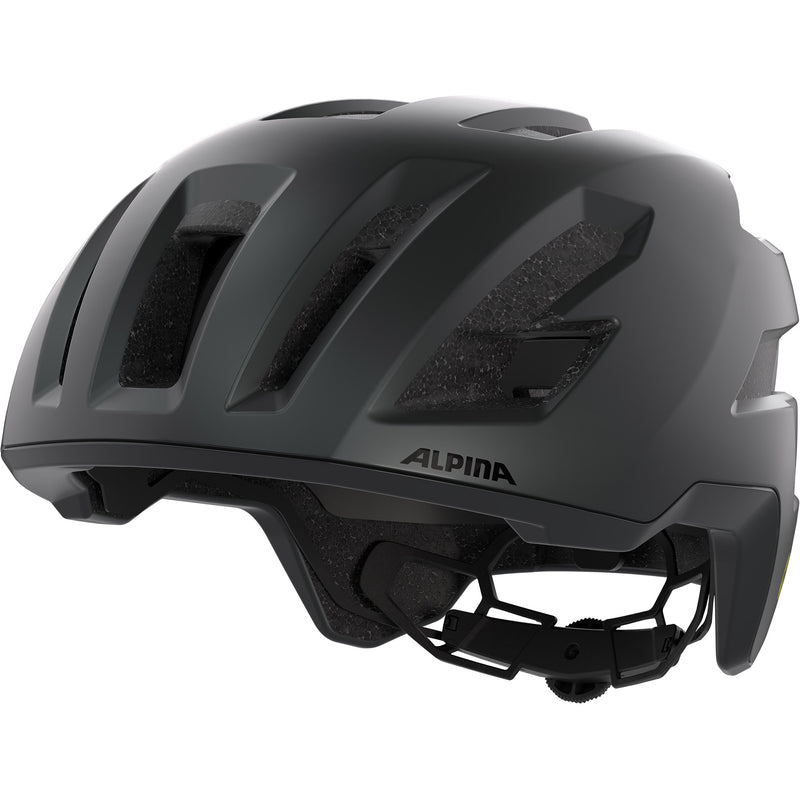 Load image into Gallery viewer, Olympic sportswear alpina sports tour helm taunus gravel mips 55-59 mat zwart

