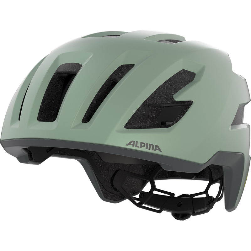 Load image into Gallery viewer, Olympic sportswear alpina sports tour helm taunus gravel mips 52-56 mat groen
