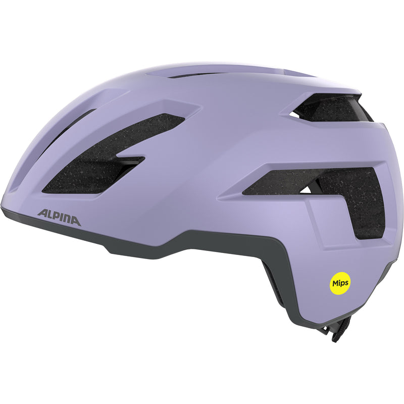 Load image into Gallery viewer, Olympic sportswear alpina sports tour helm taunus gravel mips 52-56 mat lila
