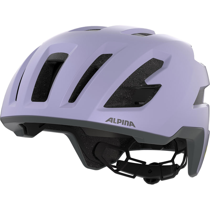 Load image into Gallery viewer, Olympic sportswear alpina sports tour helm taunus gravel mips 52-56 mat lila
