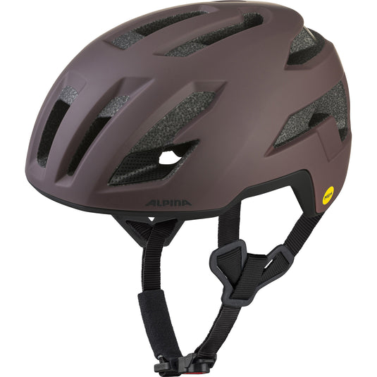 Olympic sportswear alpina sports tour helm taunus gravel mips 52-56 mat donkerbr