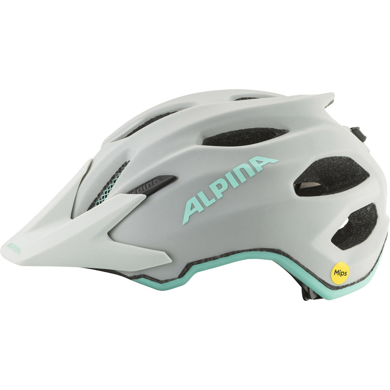 Load image into Gallery viewer, Alpina sports kinderhelm apax jr. mips 51-56 mat turq grijs

