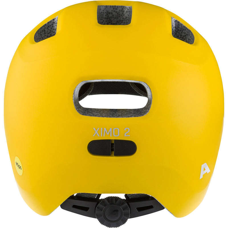 Load image into Gallery viewer, Olympic sportswear alpina sports kinderhelm ximo 2 mips 49-54 mat geel
