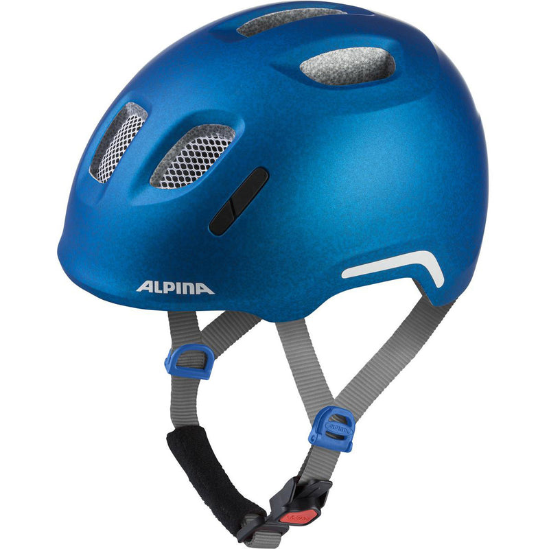 Load image into Gallery viewer, Olympic sportswear alpina sports kinderhelm ximo 2 flash blue 49-54 mat
