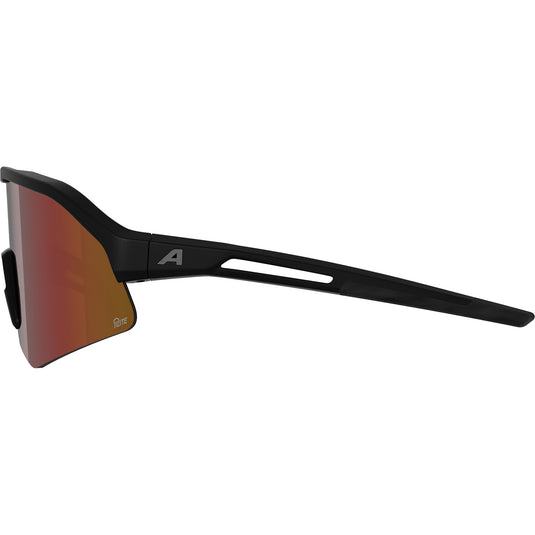 Alpina sports sportbril sonic hr m q-lite rode lens mat zwart