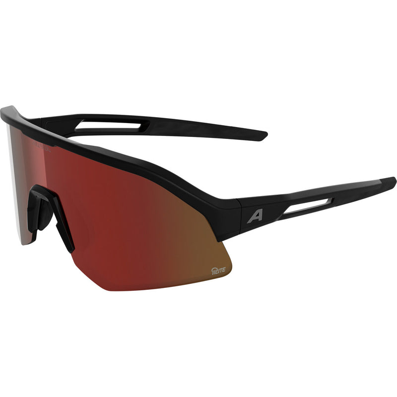 Load image into Gallery viewer, Alpina sports sportbril sonic hr m q-lite rode lens mat zwart
