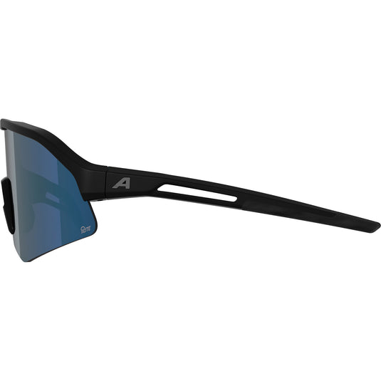 Olympic sportswear alpina sports sportbril sonic hr m q-lite blauwe lens mat zwart