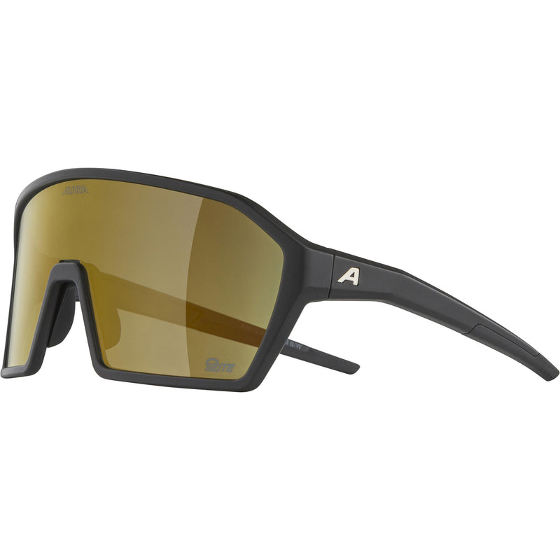 Load image into Gallery viewer, Olympic sportswear alpina sports sportbril ram q-lite gouden spiegel zwart
