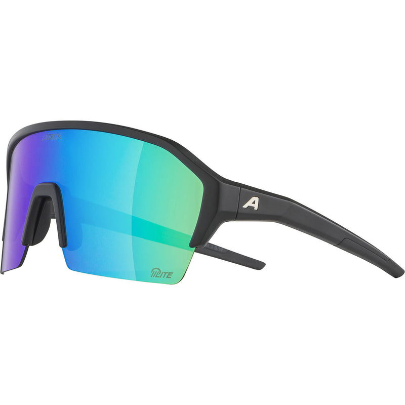 Load image into Gallery viewer, Alpina sports sportbril ram hr q-lite jade spiegellens zwart

