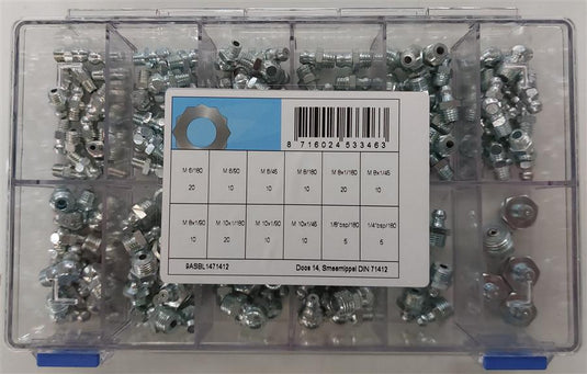 Assortiment smeernippel d71412