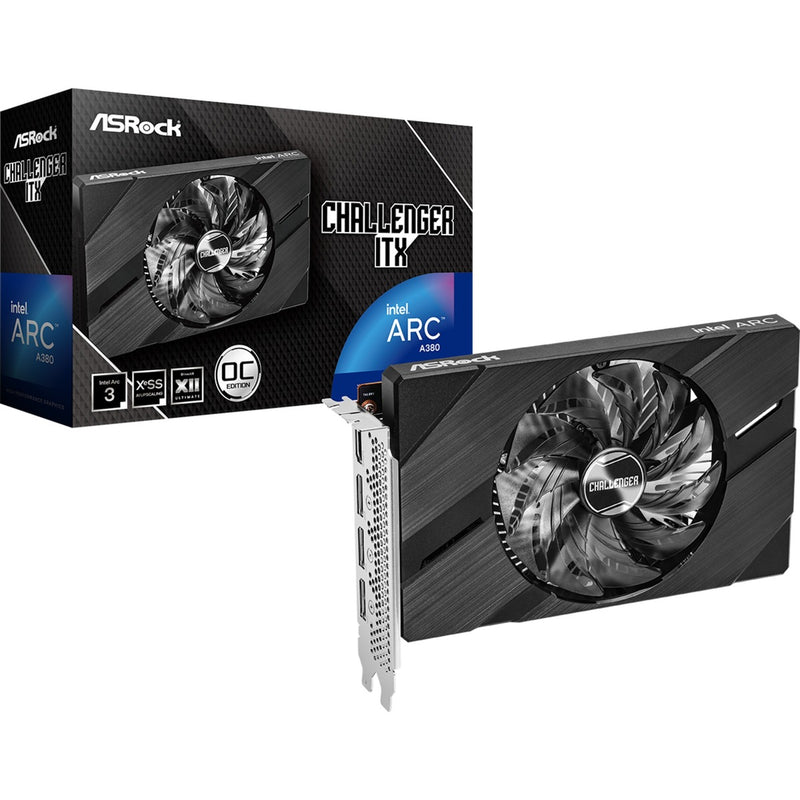 Load image into Gallery viewer, ASRock Intel Arc A380 Challenger ITX 6GB OC

