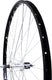 Roland achterwiel 28 vast cass 7v alu as26 zwart zink spk