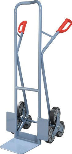 Promat tecwerk trapsteekwagen | hoogte 1300 mm schep-mt. l250xb320mm | stalen buis 3armige wielster | volledig rubberen wielen - 9000443160
