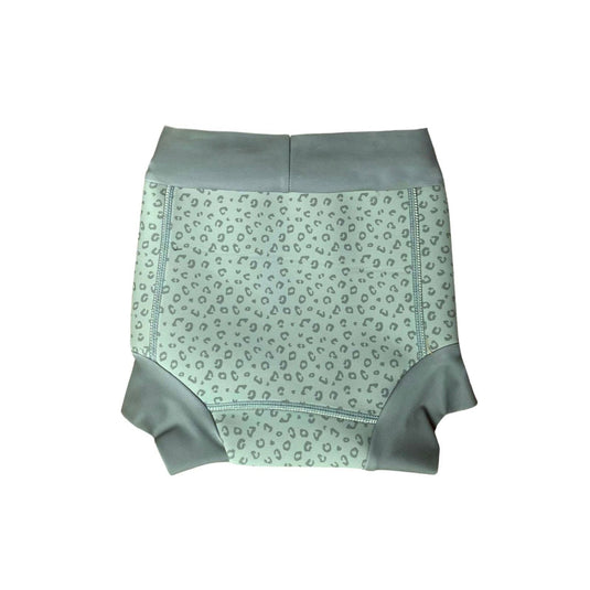 Leopard | groen neopreen zwemluier