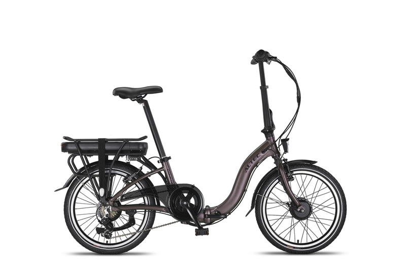 Load image into Gallery viewer, Altec Comfort E-bike Vouwfiets 20 inch 7-spd. 518Wh Terra Brown M129 40Nm -
