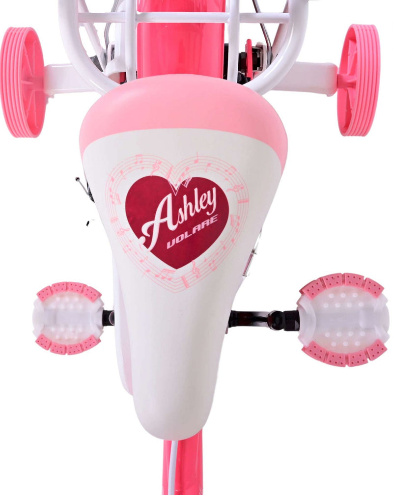 Load image into Gallery viewer, Volare Ashley Kinderfiets Meisjes 12 inch Roze Rood Twee handremmen
