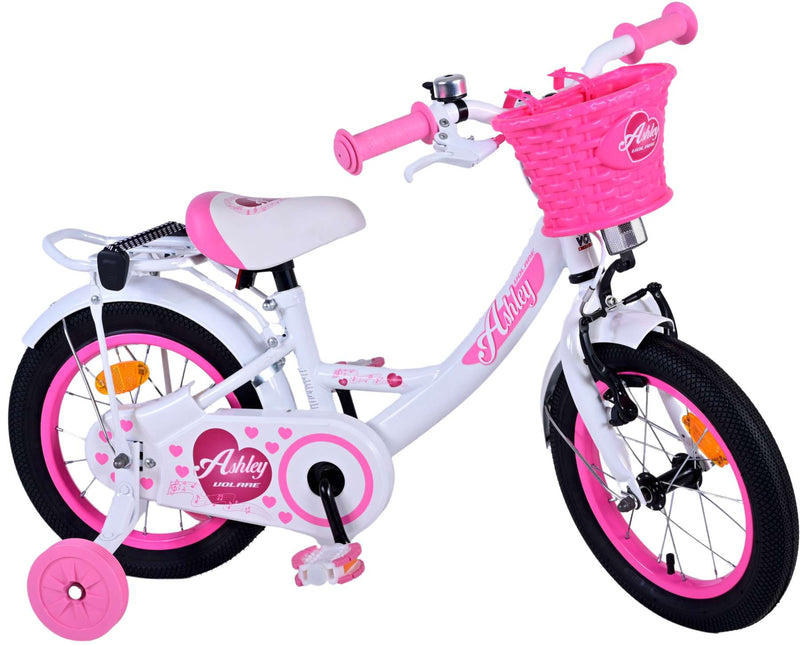 Chargez l'image dans la visionneuse de la galerie, Volare Ashley Kinderfiets - Meisjes - 14 inch - Wit
