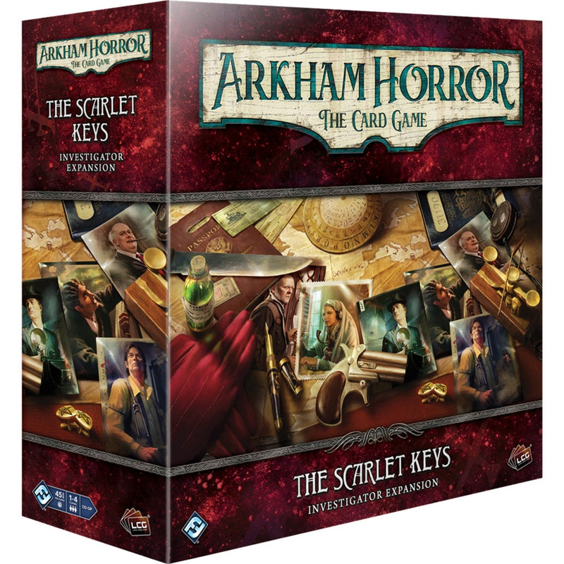 Load image into Gallery viewer, Asmodee arkham horror: the scarlet keys investigator expan
