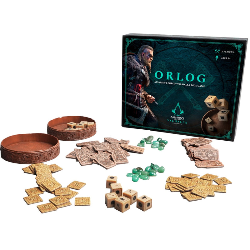 Load image into Gallery viewer, Asmodee Assassin’s Creed Valhalla! Orlog Dice Game
