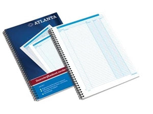 Doorschrijfkasboek djois a5414-011 a4 spiraalblok tweevoud 2 geldkolommen