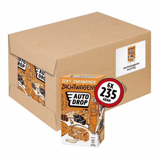 Autodrop mixdoos zacht wagens (6x235gr)
