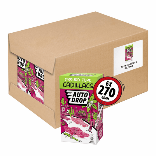 Autodrop mixdoos zure cadillacs (6x 270gr)
