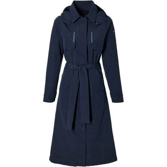 Basil trenchcoat mosse dames night blue xl