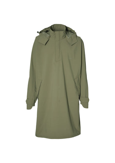 Basil poncho mosse unisex olive green m l