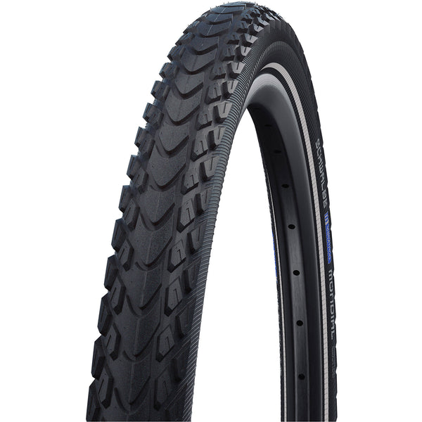 Schwalbe buitenband 28-1.75 (47-622) marathon mondial perf. zwart refelectie