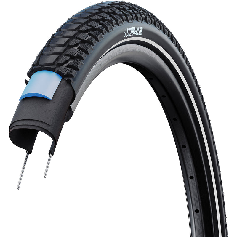 Afbeelding laden in galerijviewer, Schwalbe draadband marathon plus tour perf 55-584 +r zwart

