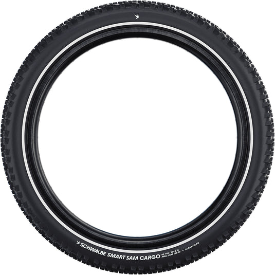 Schwalbe smart sam cargo - wired - addix e - super defense - 27.5x2.35 - black + reflex