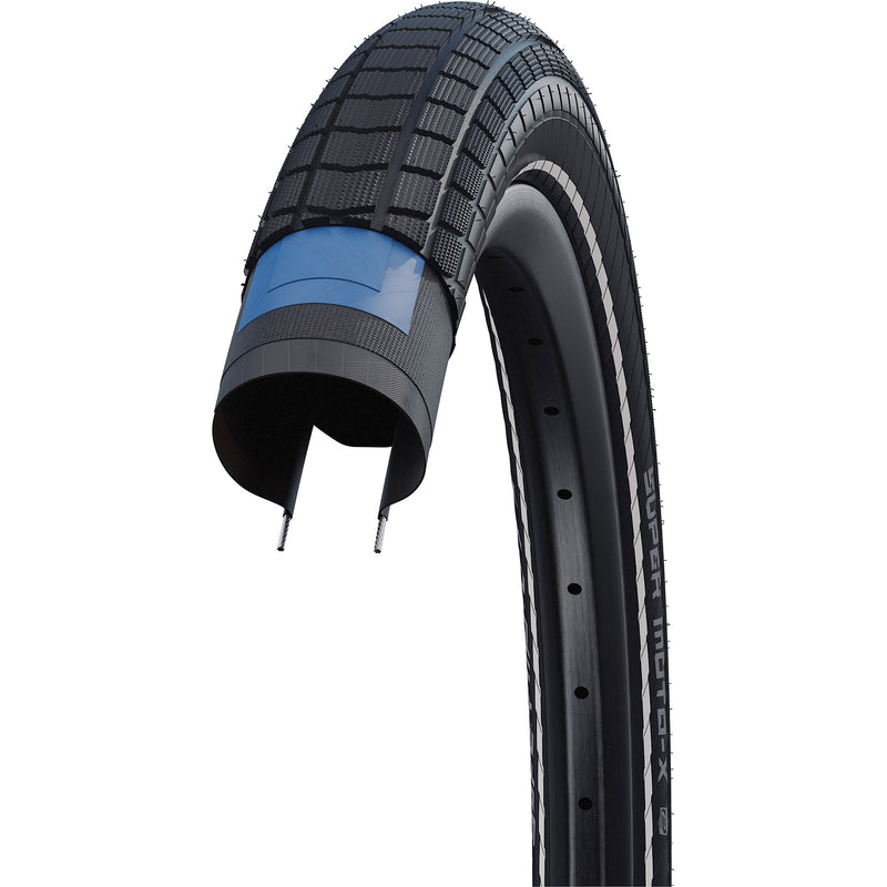 Afbeelding laden in galerijviewer, Schwalbe draadband motion super moto-x 55-622 +r zwart
