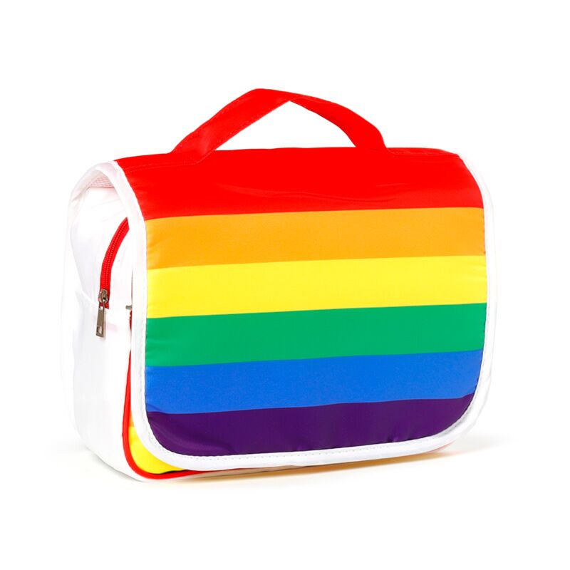 Load image into Gallery viewer, Somewhere regenboog hangende toilettas
