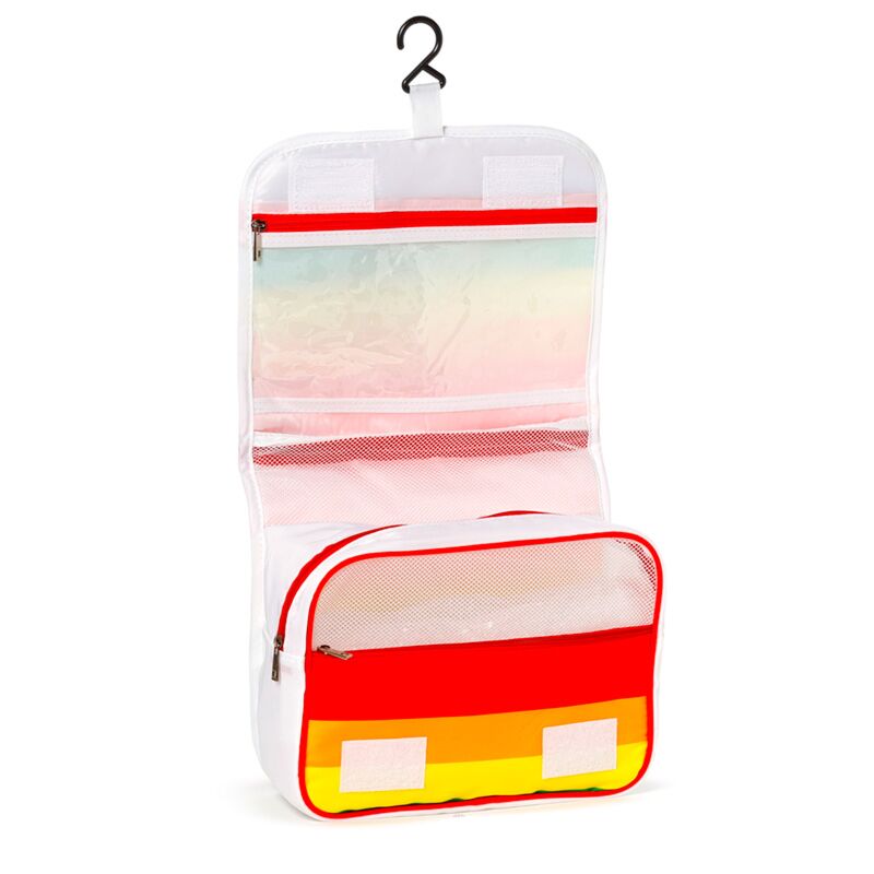 Load image into Gallery viewer, Somewhere regenboog hangende toilettas
