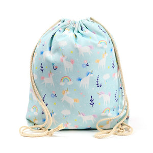 Unicorn magic canvas trekkoord rugtas