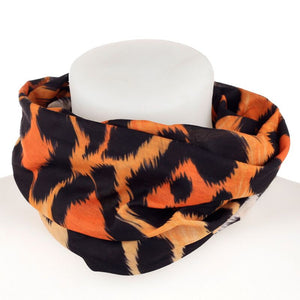 Luipaard dierenprint colsjaal nekwarmer snood