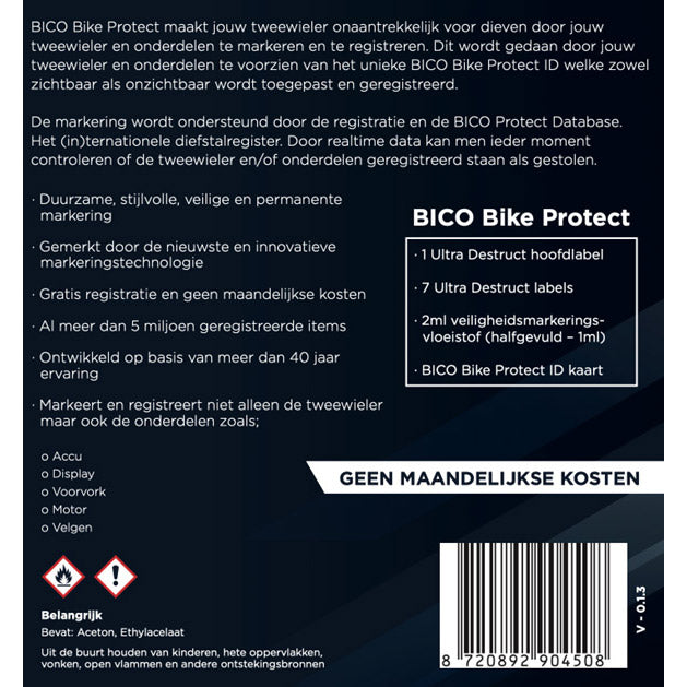 Cargue la imagen en el visor de la galería, Cema bico protect anti-diefstal fietsbeveiliging bike protect
