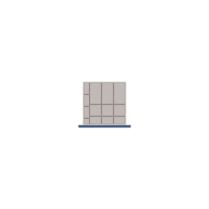 Bott cubio assortiment met 13 bakjes 65x65 lade