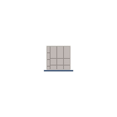Bott cubio assortiment met 13 bakjes 65x65 lade